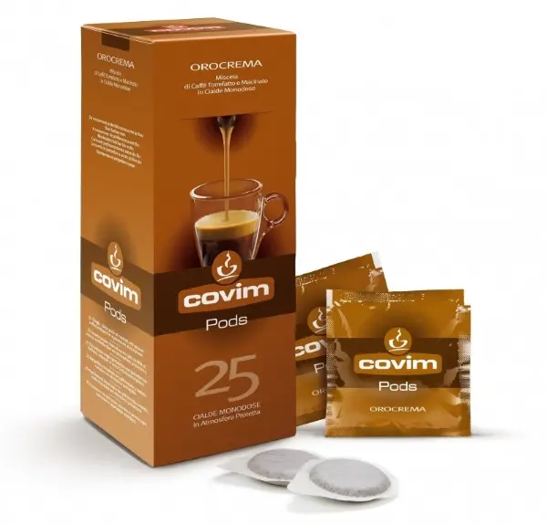 Capsule cafea - Covim Orocrema paduri compatibile ESE, 25 buc