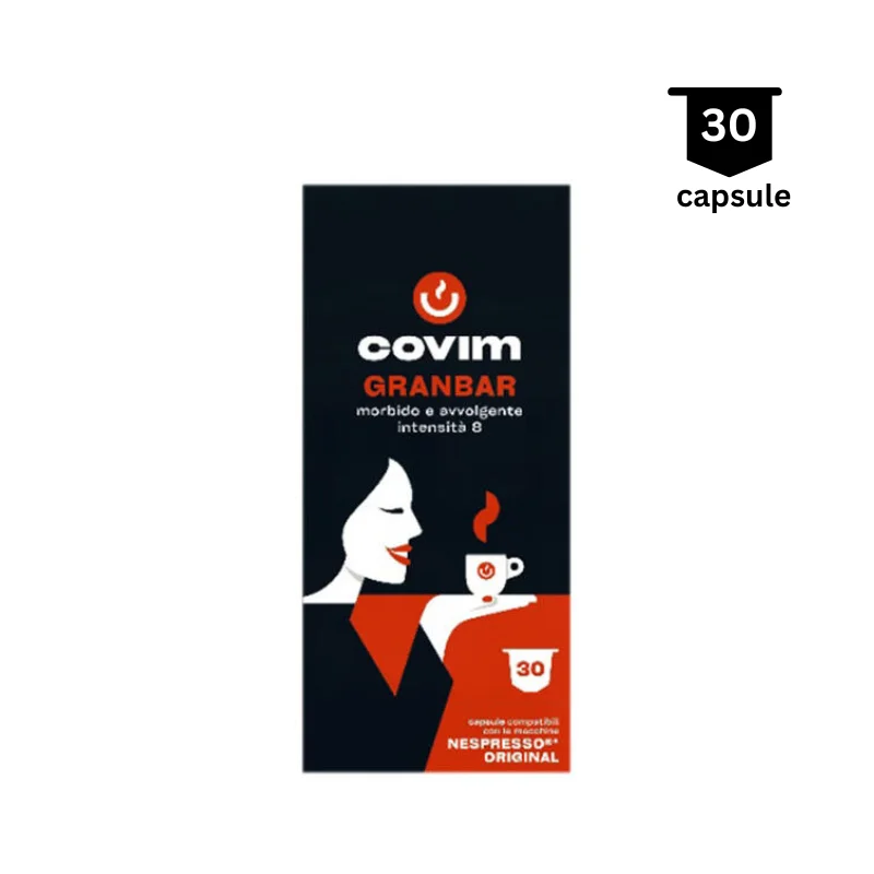 Capsule cafea - Covim Presso Granbar capsule Nespresso 30 buc