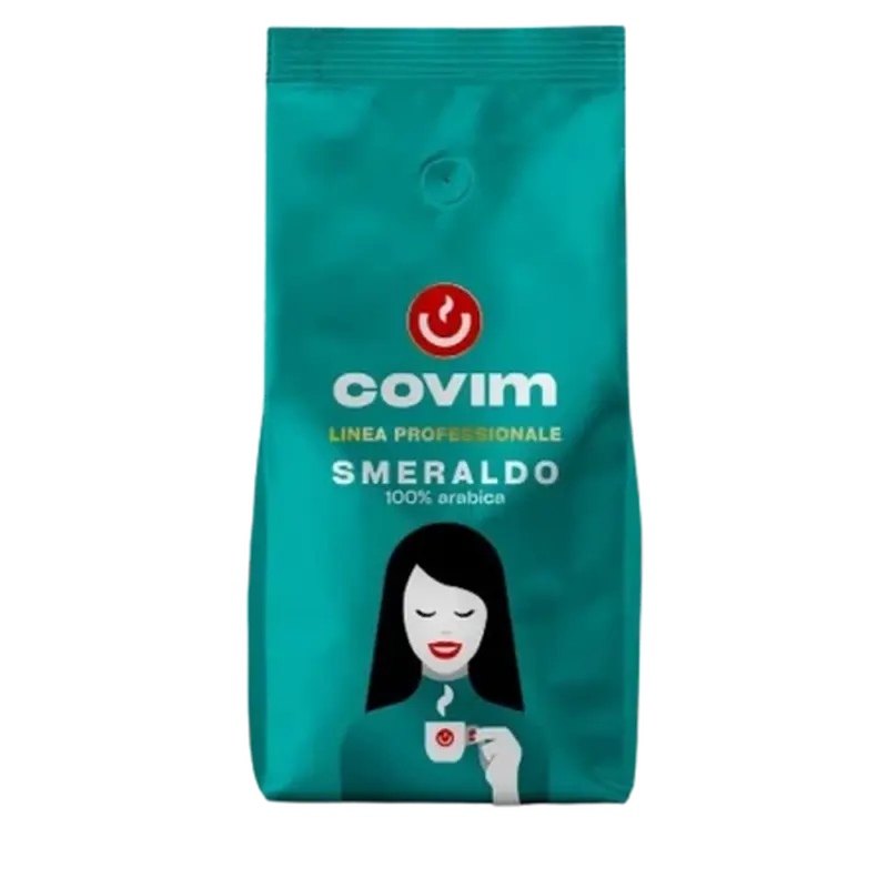 Cafea - Covim Smeraldo Italy Cafea boabe, 1kg
