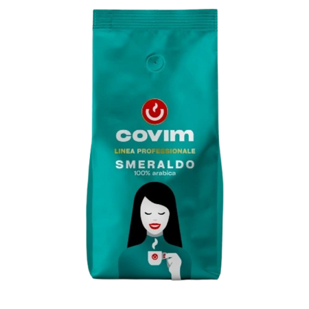 Cafea - Covim Smeraldo Italy Cafea boabe, 1kg