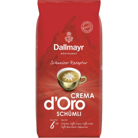 Cafea - Dallmayr Crema d'Oro Schumli Cafea boabe, 1kg