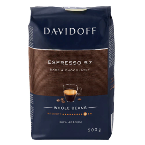 Cafea - Davidoff Espresso 57 Dark and Chocolatey Cafea boabe 500g