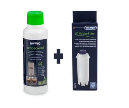 Intretinere - Decalcifiant Delonghi 200 ml + filtru Delonghi