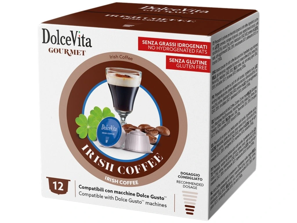 Capsule cafea - Dolce Vita Irish Cappuccino capsule Dolce Gusto, 12 buc