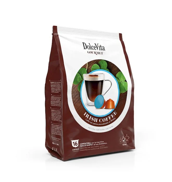 Capsule cafea - Dolce Vita Irish Cappuccino capsule Dolce Gusto, 16 buc