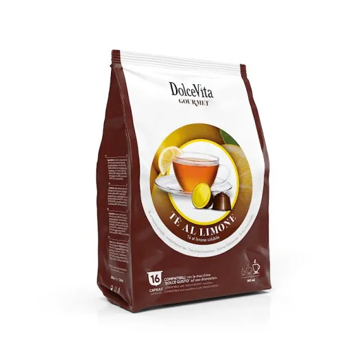 Capsule cafea - Dolce Vita Lemon capsule ceai Dolce Gusto, 16 buc