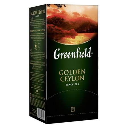 Ceaiuri - Greenfield Golden Ceai negru Ceylon, 25 pliculete