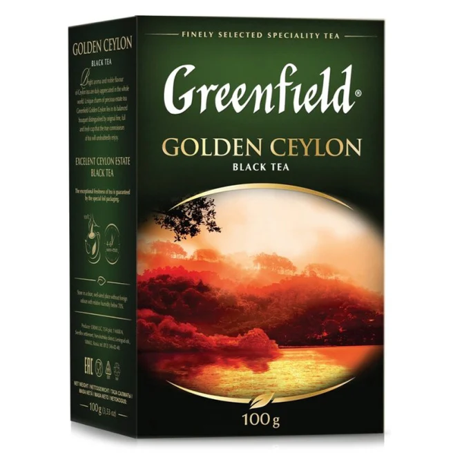 Ceaiuri - Greenfield Golden Ceylon Ceai negru, 100 g