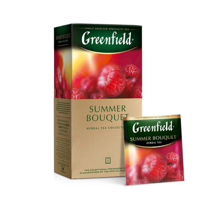 Ceaiuri - Greenfield Summer Bouquet Ceai de plante, 25 pliculete
