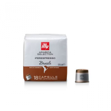 Capsule cafea - Illy Iperespresso Monoarabica Brazilia Capsule, 18 buc