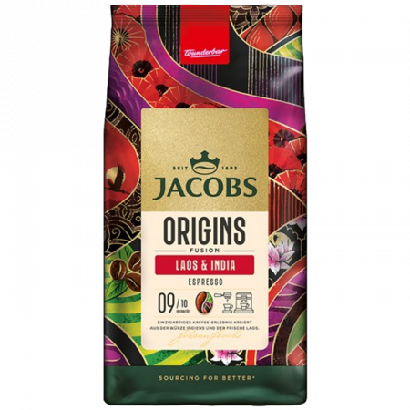 Cafea - Jacobs Jacobs Origins Laos & India cafea boabe, 1kg