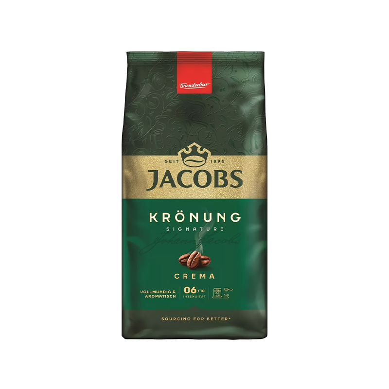 Cafea - Jacobs Kronung Caffe Crema Cafea boabe, 1kg