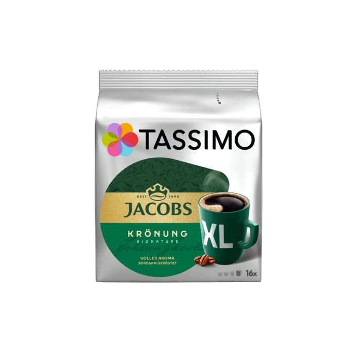 Cafea - Jacobs Kronung XL Capsule Tassimo, 16 buc
