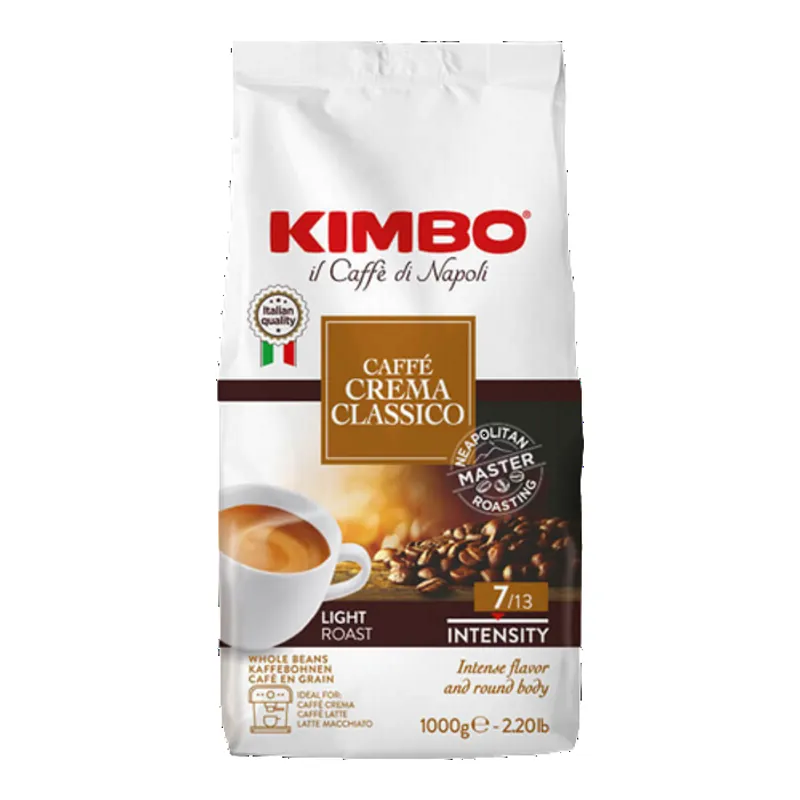 Cafea boabe Kimbo - Kimbo Caffe Crema Classico Cafea boabe, 1kg