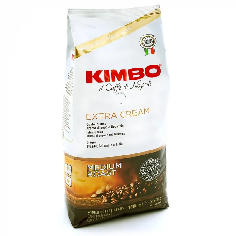 Cafea boabe Kimbo - Kimbo Extra Cream cafea boabe 1kg