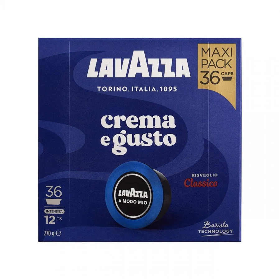 Capsule cafea - Lavazza A Modo Mio Crema e Gusto capsule 36 buc