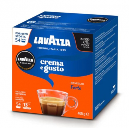 Capsule cafea - Lavazza A Modo Mio Crema e Gusto Forte capsule 54 buc