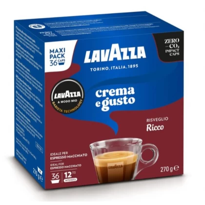Capsule cafea - Lavazza A Modo Mio Espresso Crema e Gusto Ricco Capsule, 36 buc