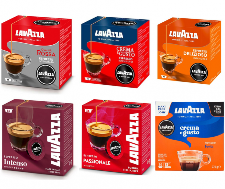 Capsule cafea - Lavazza A Modo Mio Mix Pachet 216 capsule
