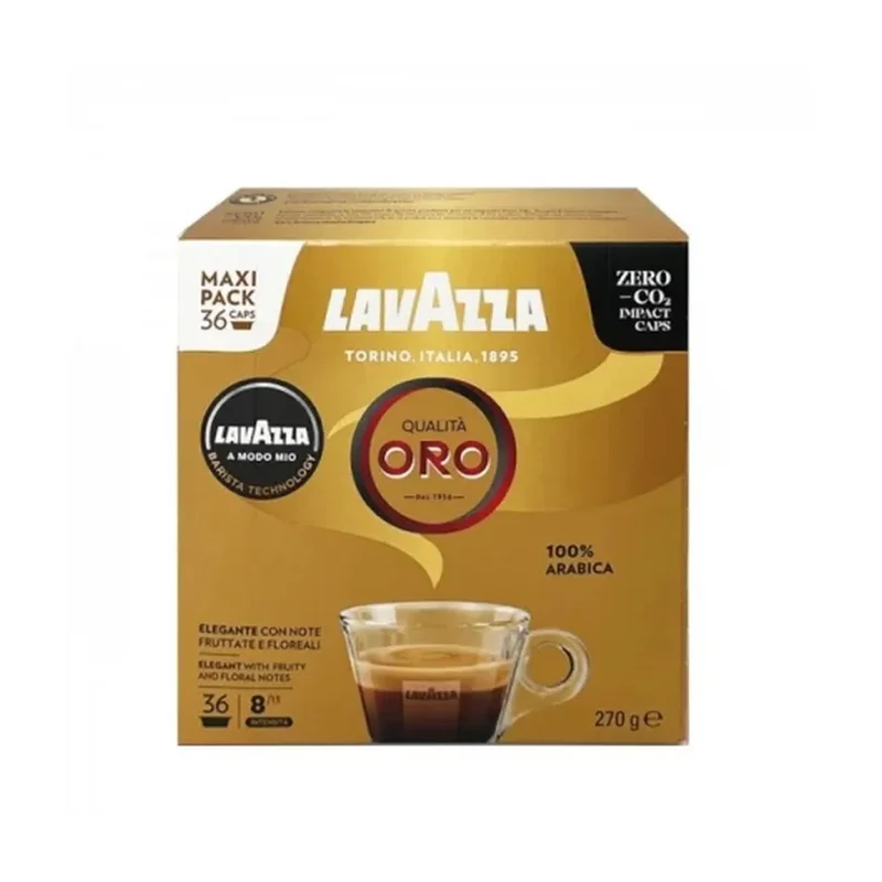 Capsule cafea - Lavazza A Modo Mio Qualita Oro Capsule, 36 buc