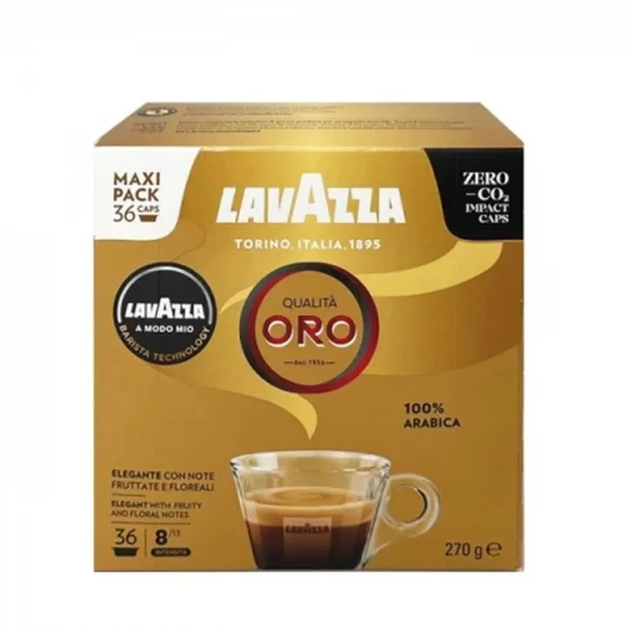 Capsule cafea - Lavazza A Modo Mio Qualita Oro Capsule, 36 buc