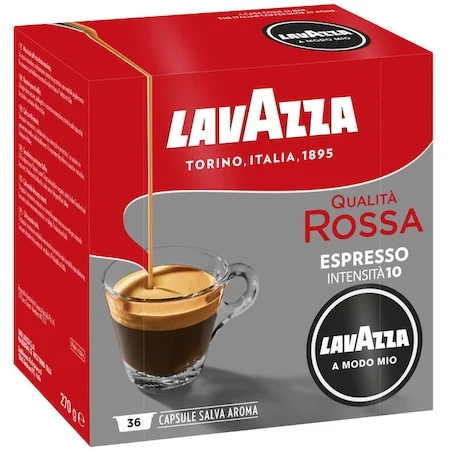 Capsule cafea - Lavazza A Modo Mio Qualita Rossa capsule 36 buc