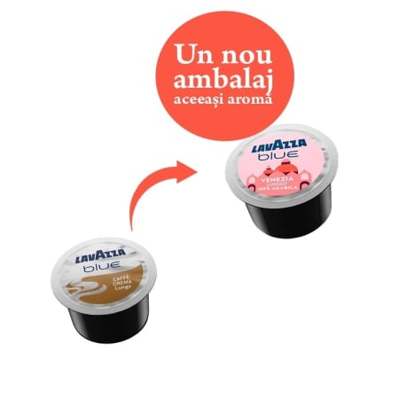 Cafea - Capsule Lavazza Blue Tales of Venezia Lungo, 100 buc