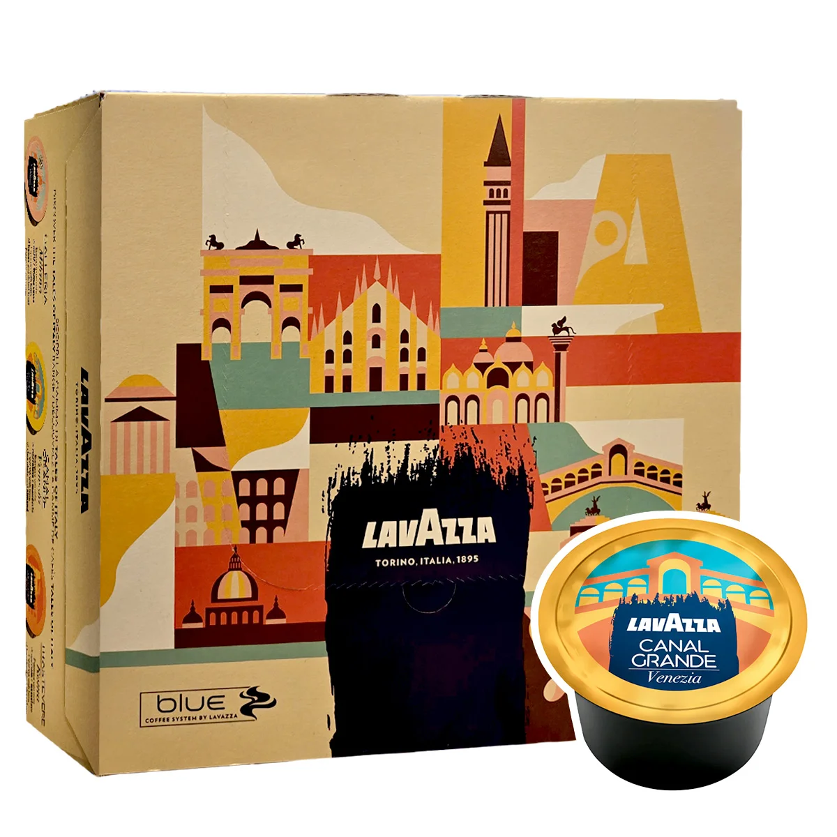 Capsule espressor Lavazza Blue - Lavazza Blue Canal Grande Capsule, 100 buc