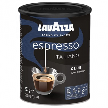 Cafea - Lavazza Club cutie metalica 250gr cafea macinata