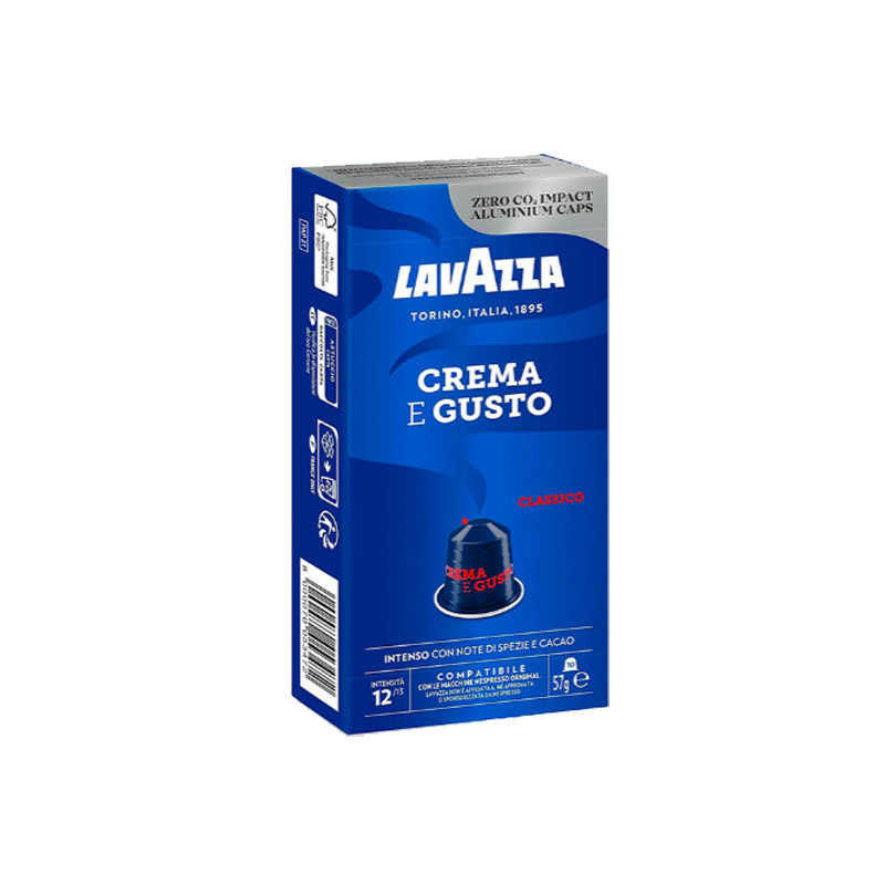 Cafea - Lavazza Crema E Gusto Classico Capsule Nespresso, 10 buc