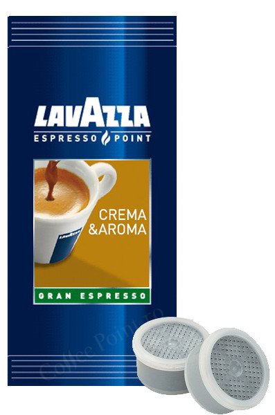 Capsule cafea - Lavazza Espresso Point Crema e Aroma Gran Espresso capsule 100 buc