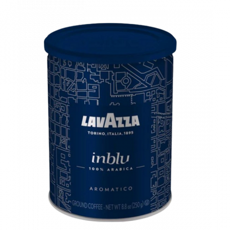 Cafea - Lavazza inBlu Espresso cutie metalica 250g cafea macinata