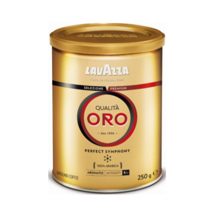 Cafea - Lavazza Qualita Oro cutie metalica 250g cafea macinata