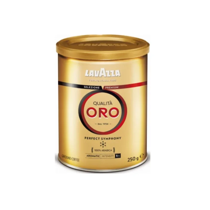 Cafea macinata - Lavazza Qualita Oro cutie metalica 250g cafea macinata
