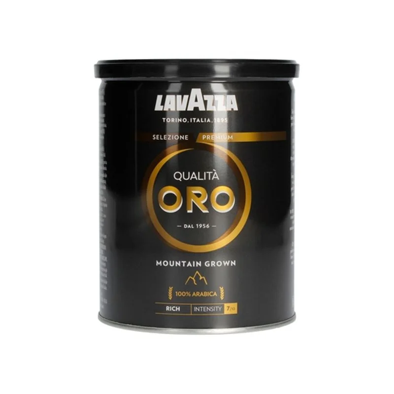Cafea macinata - Lavazza Qualita Oro Mountain Grown Cafea macinata cutie metalica, 250g