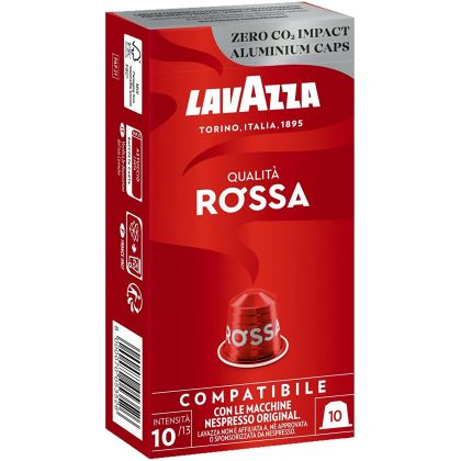 Capsule cafea - Lavazza Qualita Rossa Capsule Nespresso aluminiu 10 buc