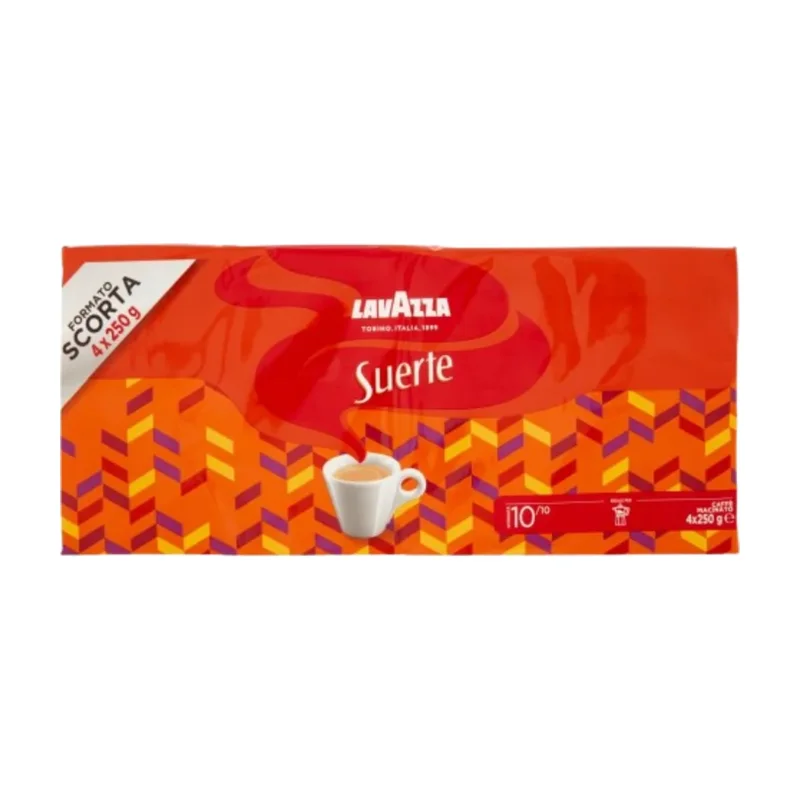 Cafea macinata - Lavazza Suerte cafea macinata pachet promo, 4x250gr