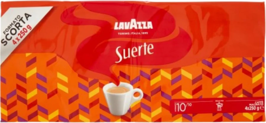Cafea macinata - Lavazza Suerte cafea macinata pachet promo, 4x250gr