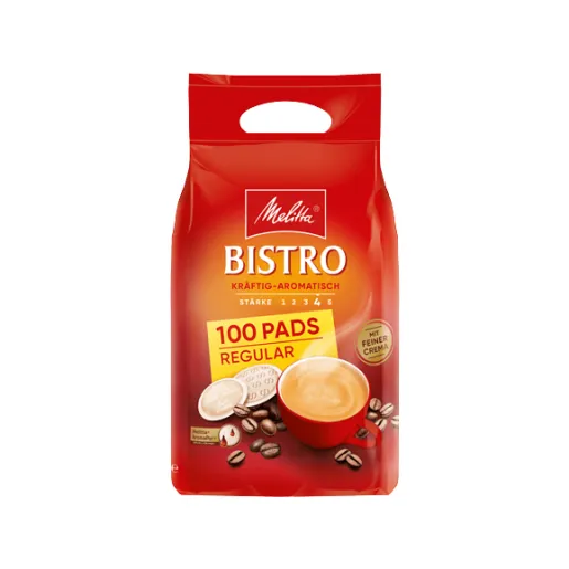 Capsule cafea - Melitta Bistro Regular paduri Senseo, 100 buc