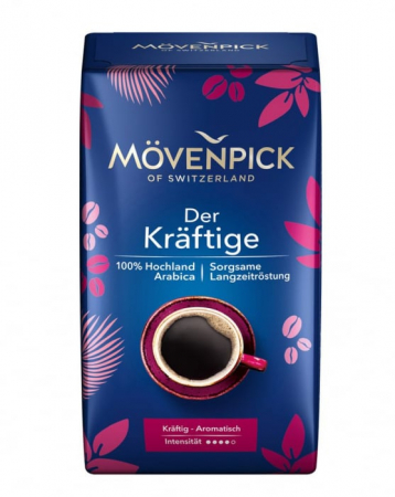 Cafea - Movenpick Der Kraftige cafea macinata, 500g