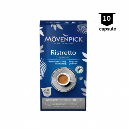 Capsule cafea - Movenpick Espresso Ristretto Capsule Nespresso, 10 buc