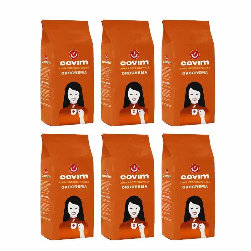 Cafea - Pachet 6 x Covim Orocrema cafea boabe 1kg