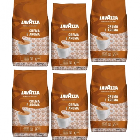 Promotii - Pachet 6 x Lavazza Crema e Aroma cafea boabe 1kg