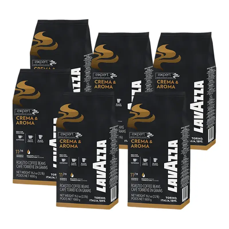 Cafea - Pachet 6 x Lavazza Expert Crema e Aroma cafea boabe. 1kg