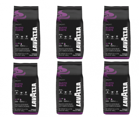 Pachet 6 x Lavazza Gusto Forte Vending cafea boabe [1]