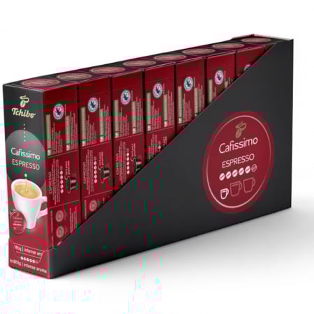 Capsule cafea - Pachet 8 x capsule Tchibo Cafissimo Espresso Intense Aroma, 80 buc
