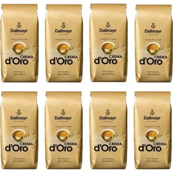 Cafea - Pachet 8 x Dallmayr Crema D'Oro cafea boabe 1kg