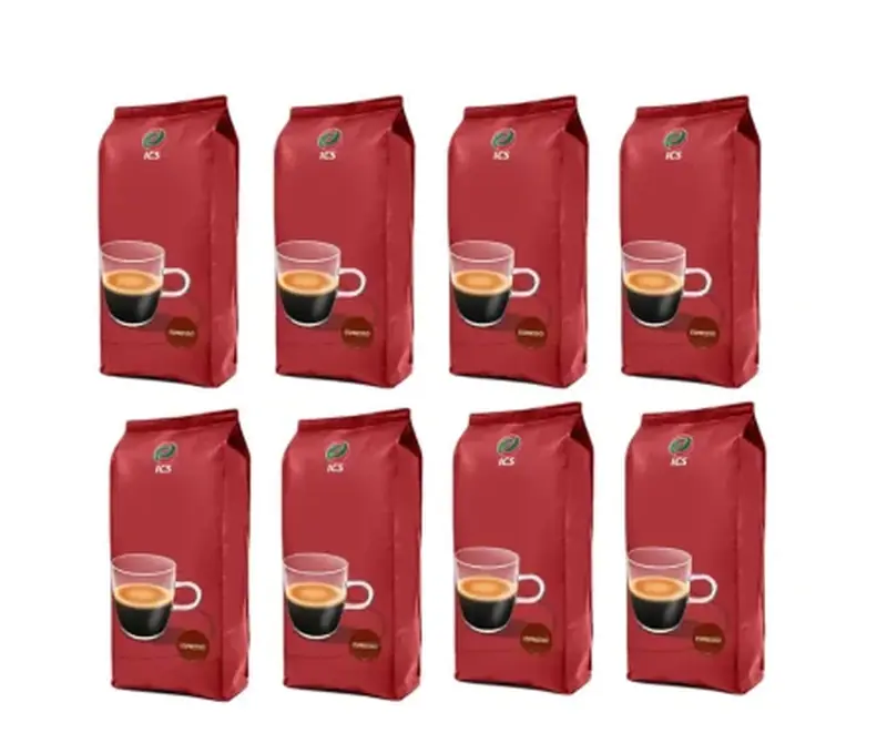 Cafea boabe ICS - Pachet 8 x Ics Espresso cafea boabe 1kg