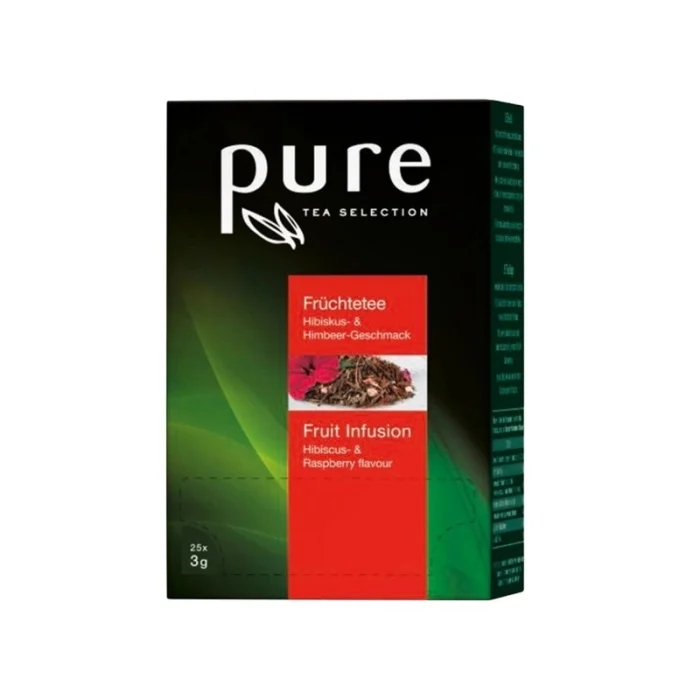 Ceaiuri - Pure Tea Ceai Fruit cu hibiscus si zmeura ,25 buc