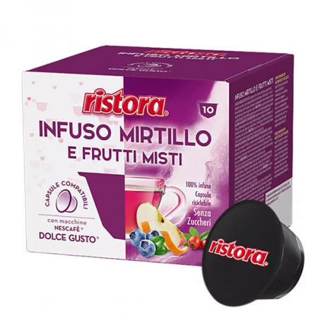 Capsule cafea - Ristora Dolce Gusto Capsule ceai fructe de padure 10 buc
